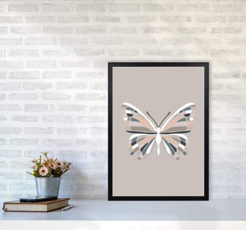 Inspired Butterfly Art Print by Pixy Paper A2 White Frame