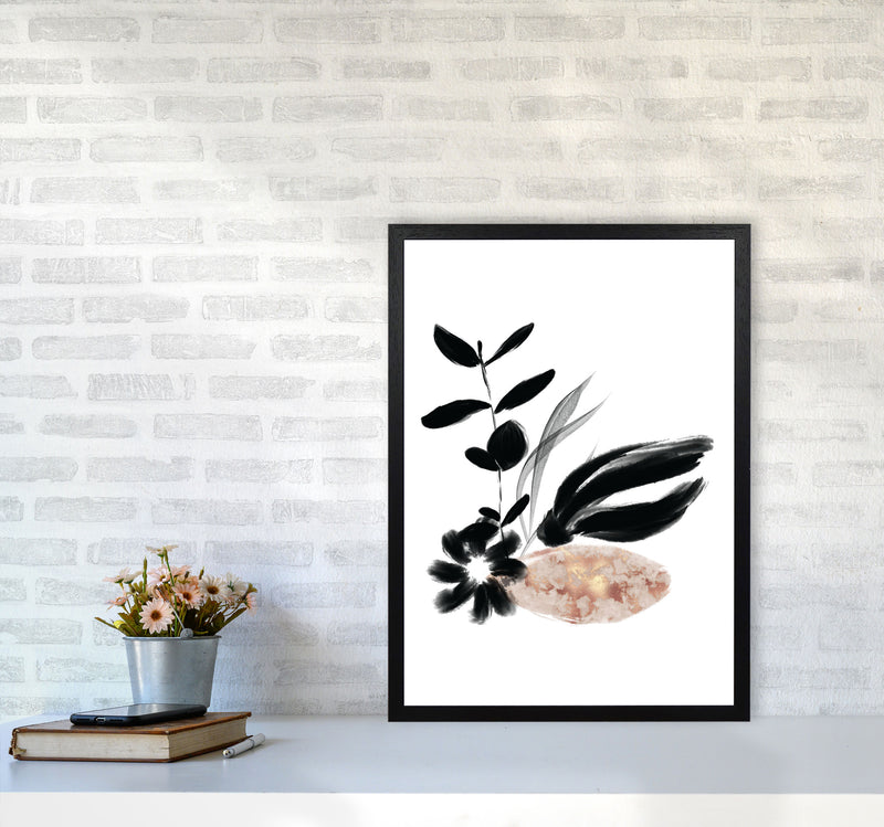 Delicate Floral 03 Art Print by Pixy Paper A2 White Frame