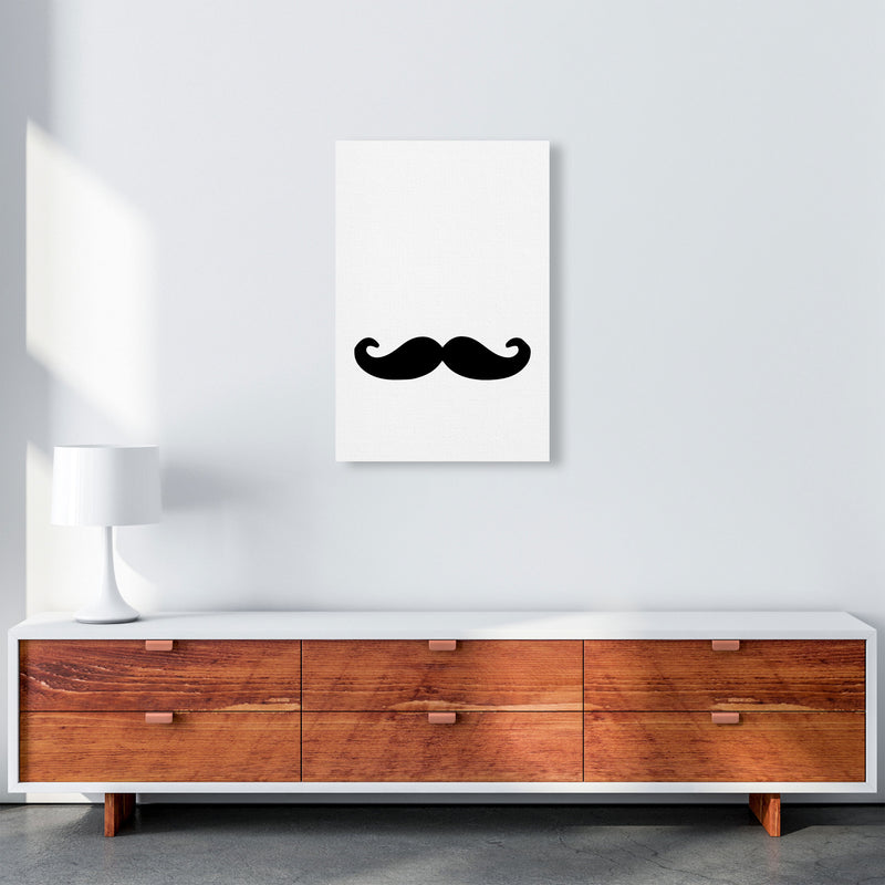 Moustache Modern Print A2 Canvas