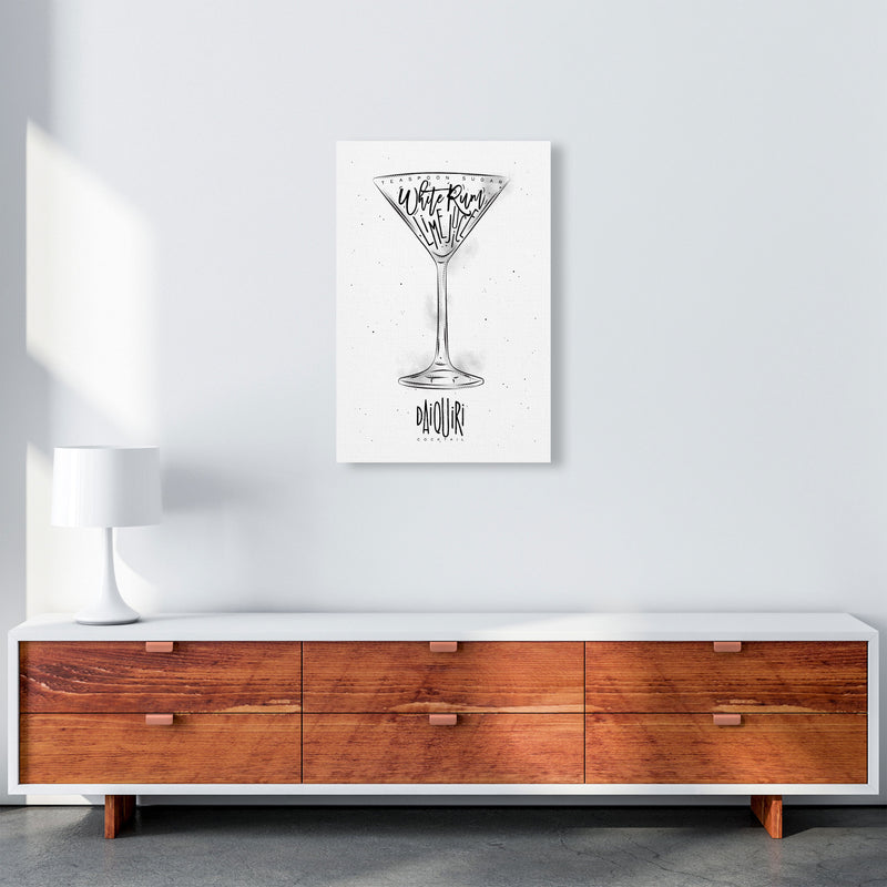 Daiquiri Cocktail Modern Print, Framed Kitchen Wall Art A2 Canvas