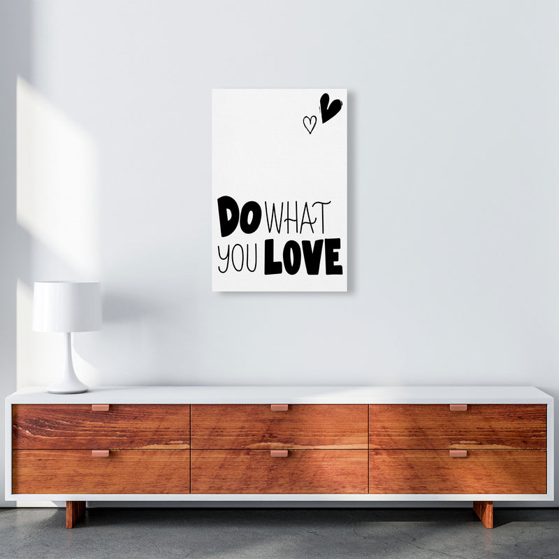 Do What You Love Framed Typography Wall Art Print A2 Canvas