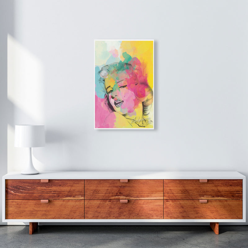 Marilyn Monroe In Colour Modern Print A2 Canvas