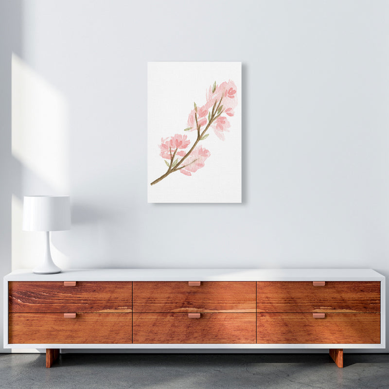 Pink Watercolour Flower 4 Modern Print A2 Canvas