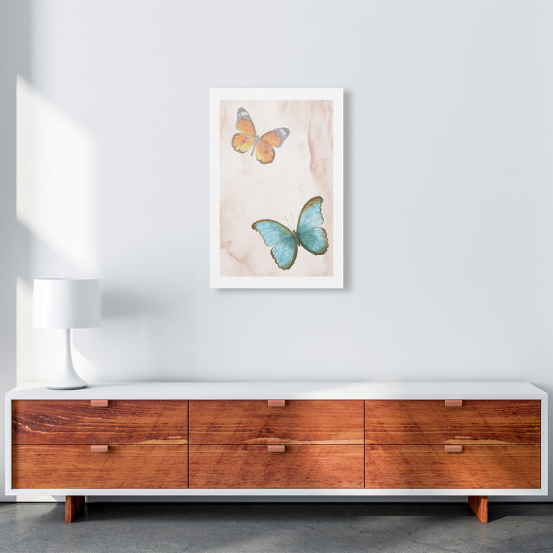 Butterflies Exotic  Art Print by Pixy Paper A2 Canvas