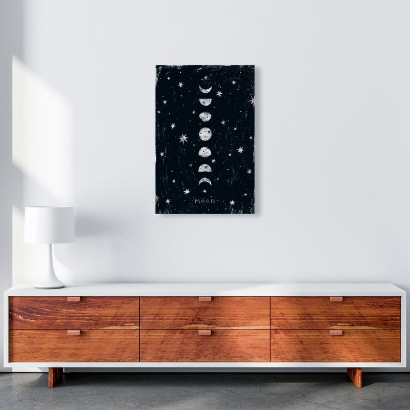 Phases Of The Moon  Art Print by Pixy Paper A2 Canvas