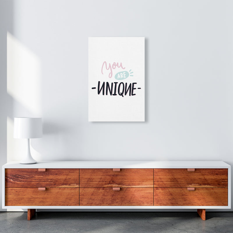 You Are Unique  Art Print by Pixy Paper A2 Canvas
