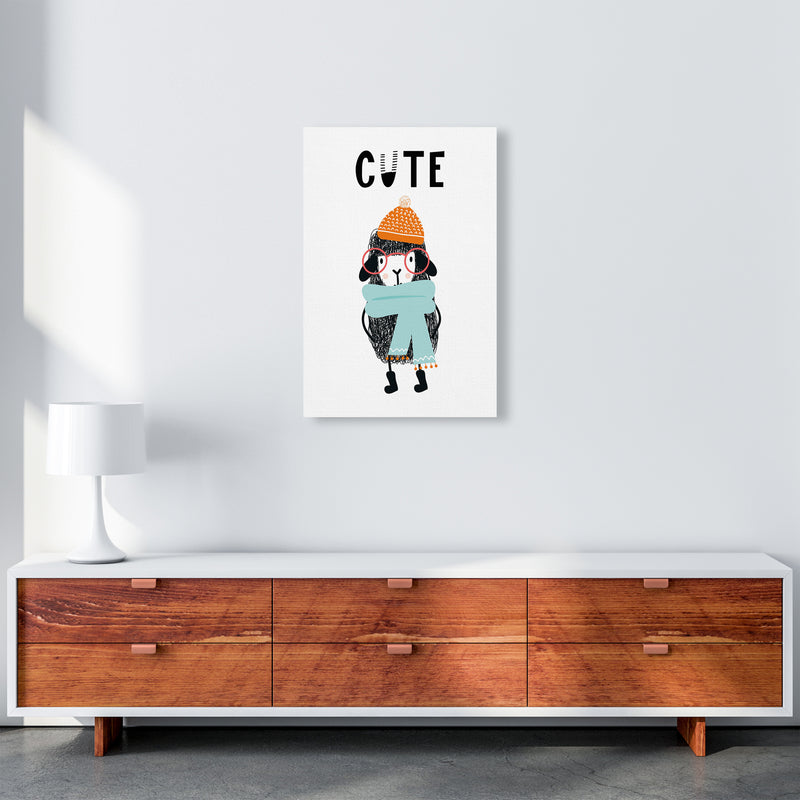 Cute Animal Pop  Art Print by Pixy Paper A2 Canvas
