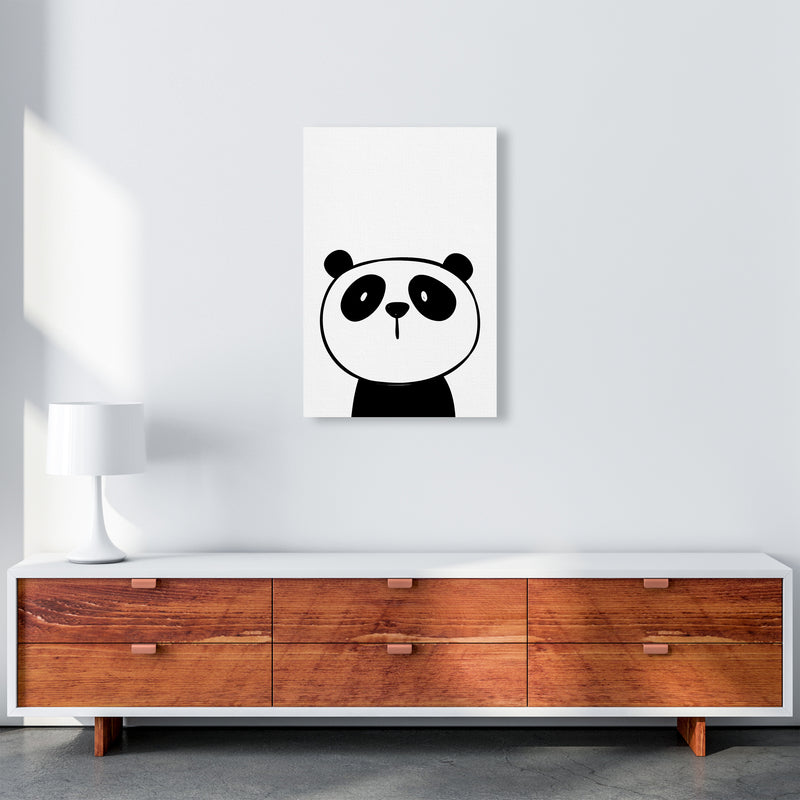 Panda  Art Print by Pixy Paper A2 Canvas