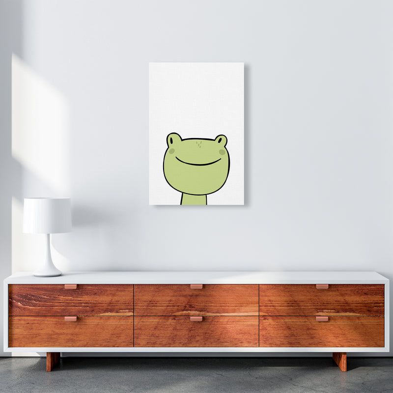Frog  Art Print by Pixy Paper A2 Canvas