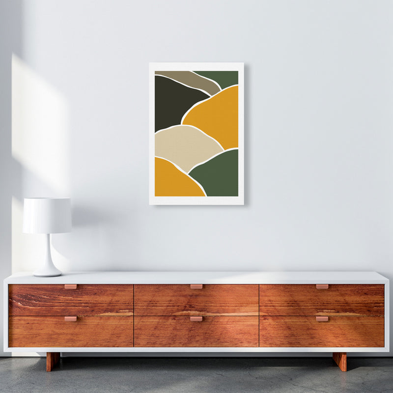 Wild Collection Hills Abstract Art Print by Pixy Paper A2 Canvas
