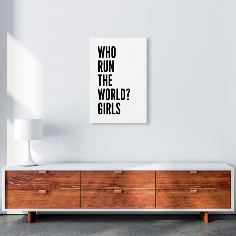 Who Run The World Art Print by Pixy Paper A2 Canvas