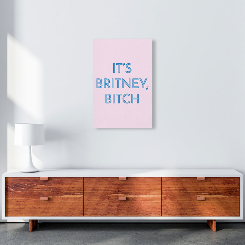 It's Britney Art Print by Pixy Paper A2 Canvas
