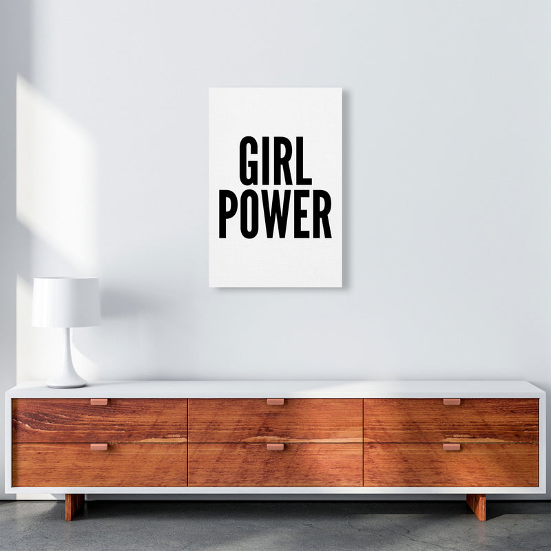 Girl Power Art Print by Pixy Paper A2 Canvas