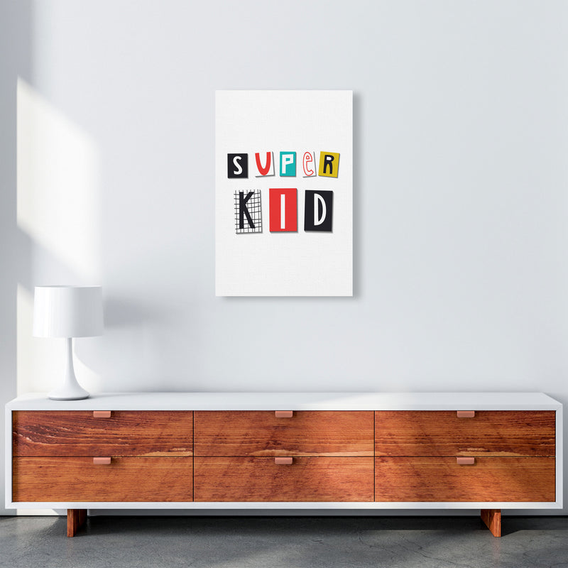 Super kid Art Print by Pixy Paper A2 Canvas