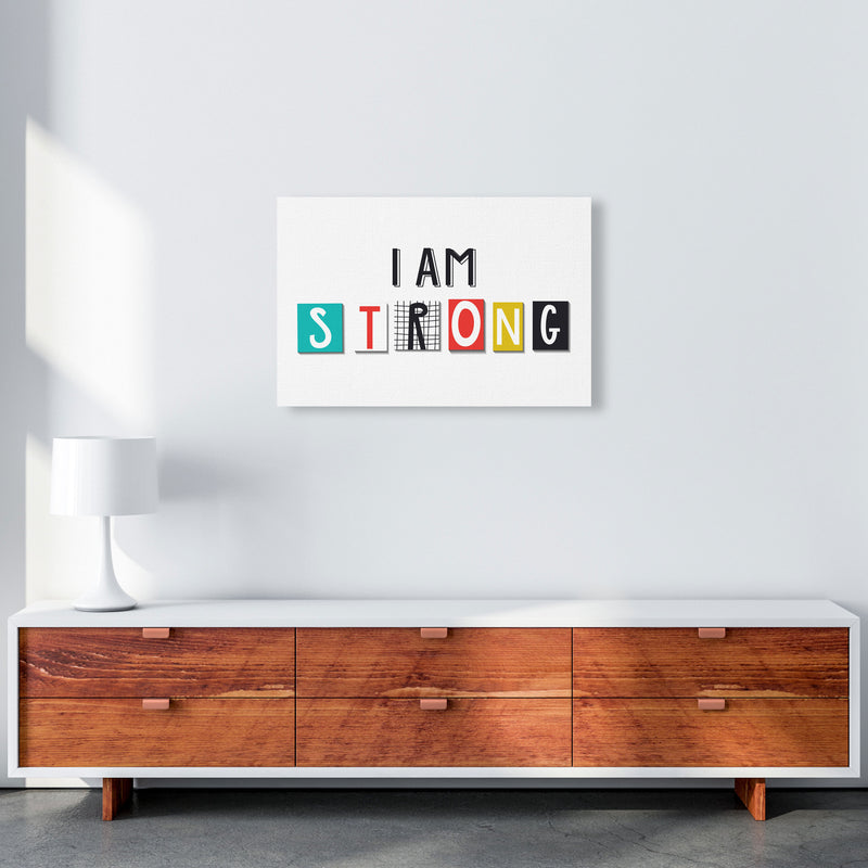 I am strong Art Print by Pixy Paper A2 Canvas