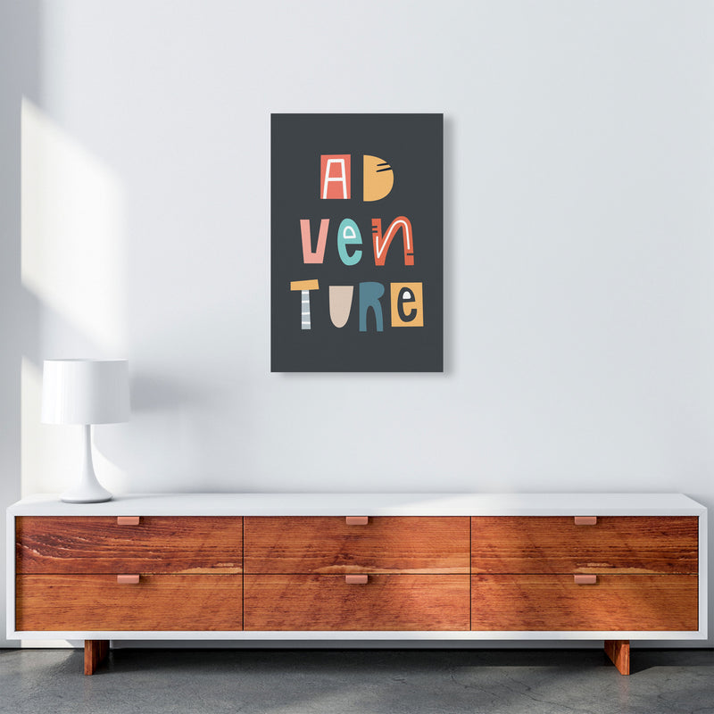 Adventure Neutral kids Art Print by Pixy Paper A2 Canvas