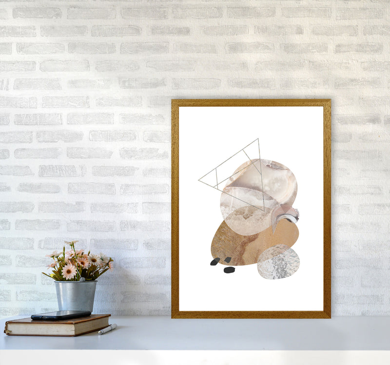 Abstract Geometric Pebble Modern Print A2 Print Only