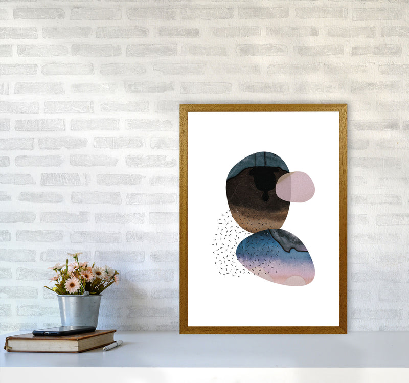 Pastel And Sand Abstract Shapes Modern Print A2 Print Only