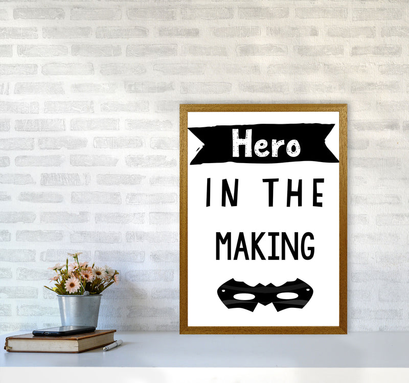 Hero In The Making Framed Nursey Wall Art Print A2 Print Only