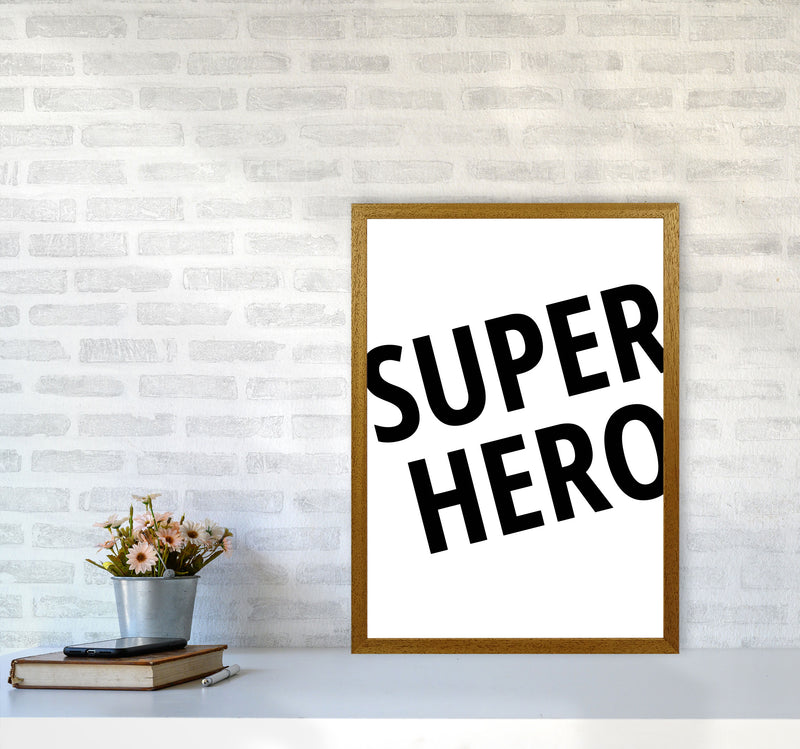 Superhero Framed Nursey Wall Art Print A2 Print Only