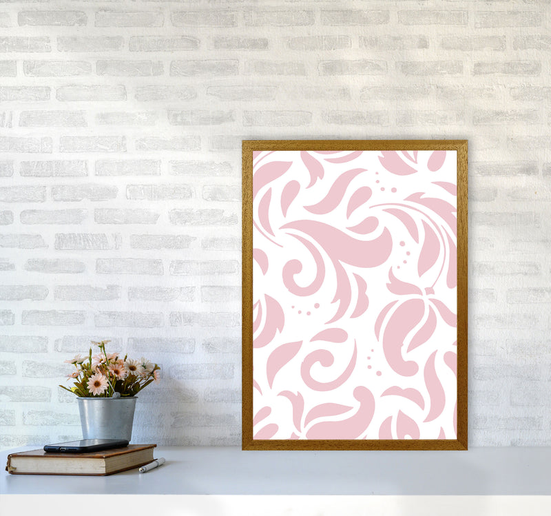 Pink Floral Pattern Modern Print A2 Print Only