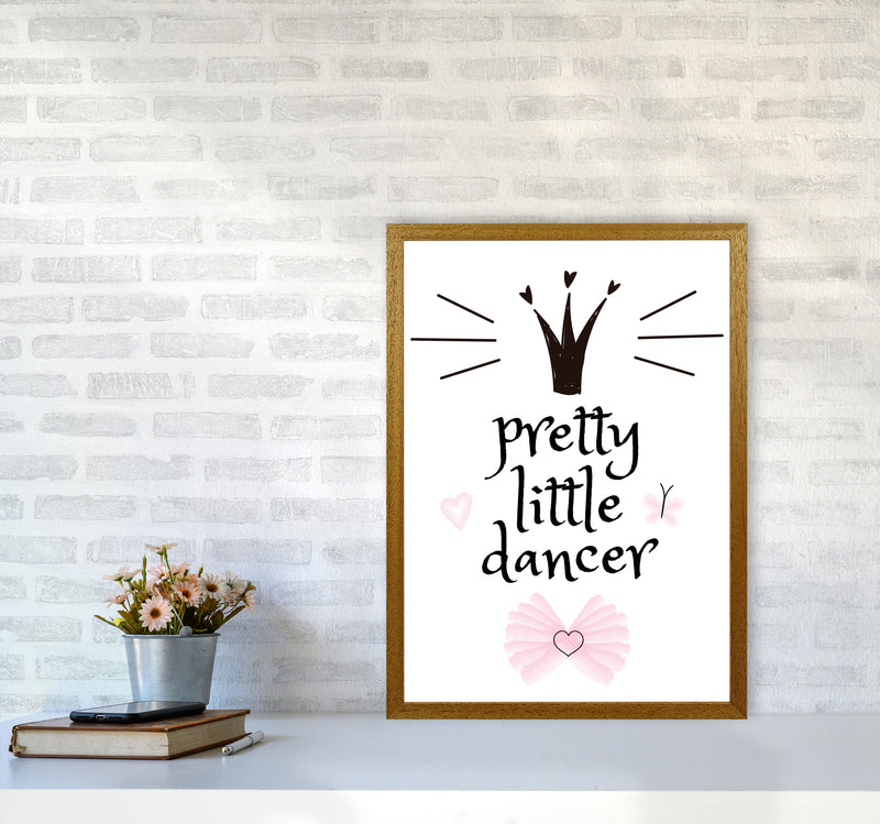 Pretty Little Dancer Framed Nursey Wall Art Print A2 Print Only