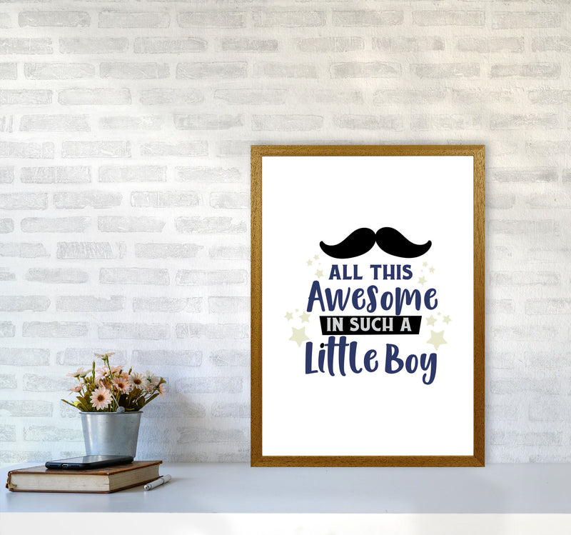 All This Awesome In Such A Little Boy Print, Nursey Wall Art Poster A2 Print Only