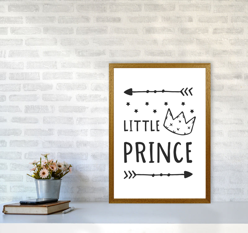 Little Prince Black Framed Nursey Wall Art Print A2 Print Only