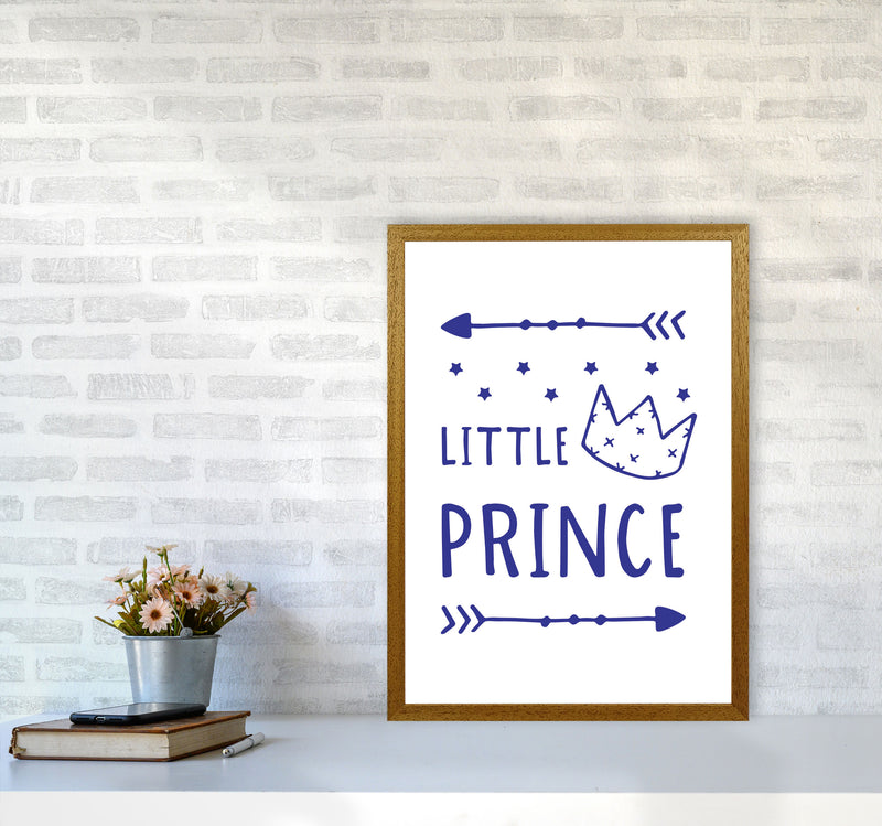 Little Prince Navy Framed Nursey Wall Art Print A2 Print Only
