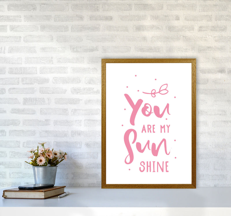 You Are My Sunshine Pink Modern Print A2 Print Only