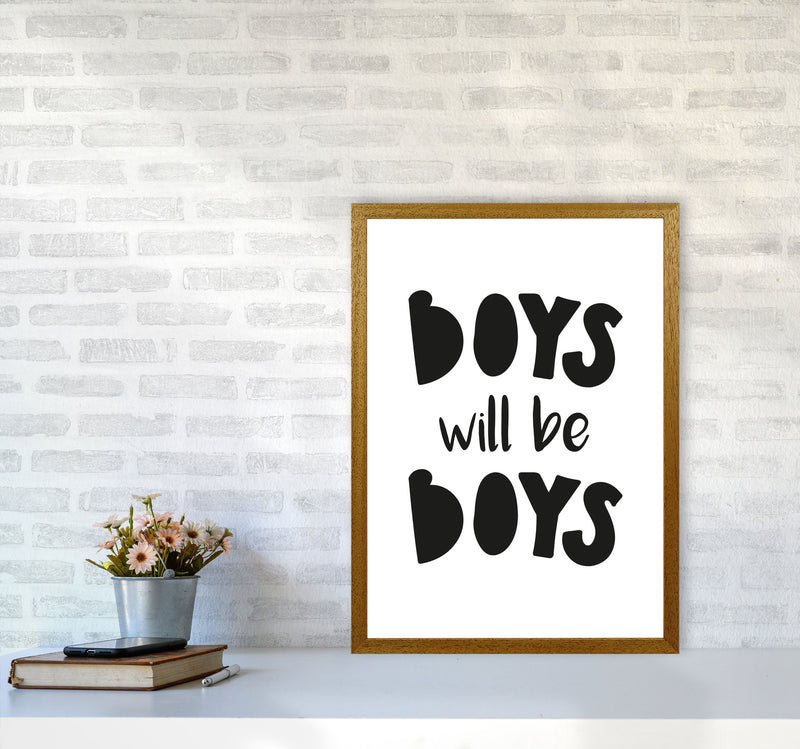 Boys Will Be Boys Framed Nursey Wall Art Print A2 Print Only