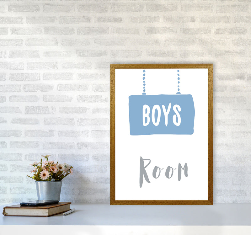 Boys Room Blue Framed Nursey Wall Art Print A2 Print Only