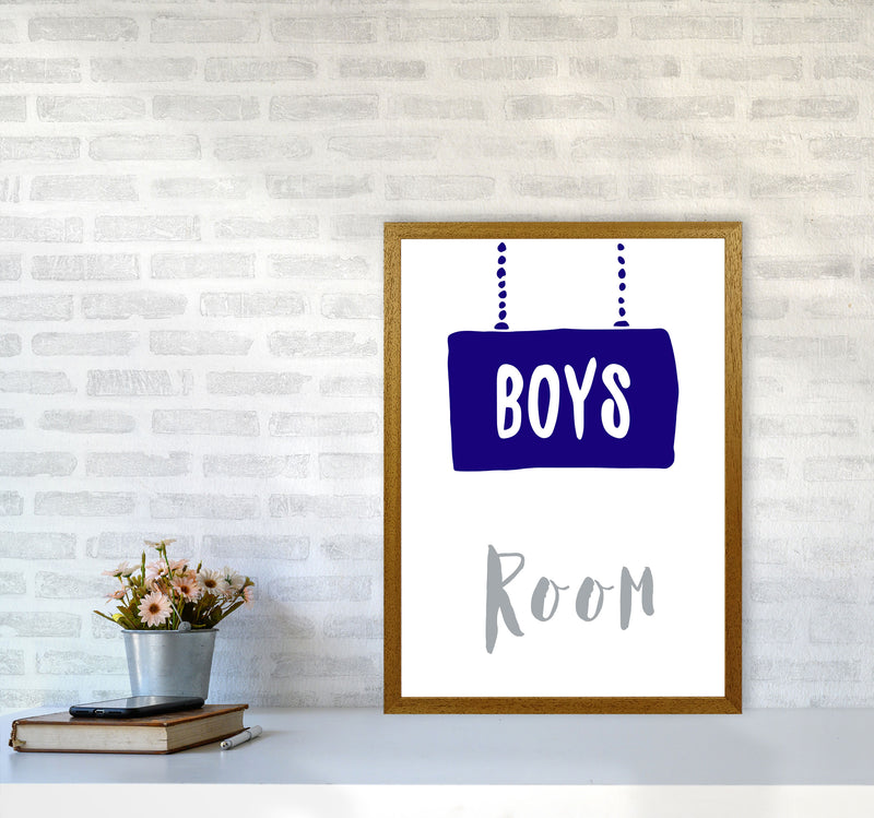 Boys Room Navy Framed Nursey Wall Art Print A2 Print Only