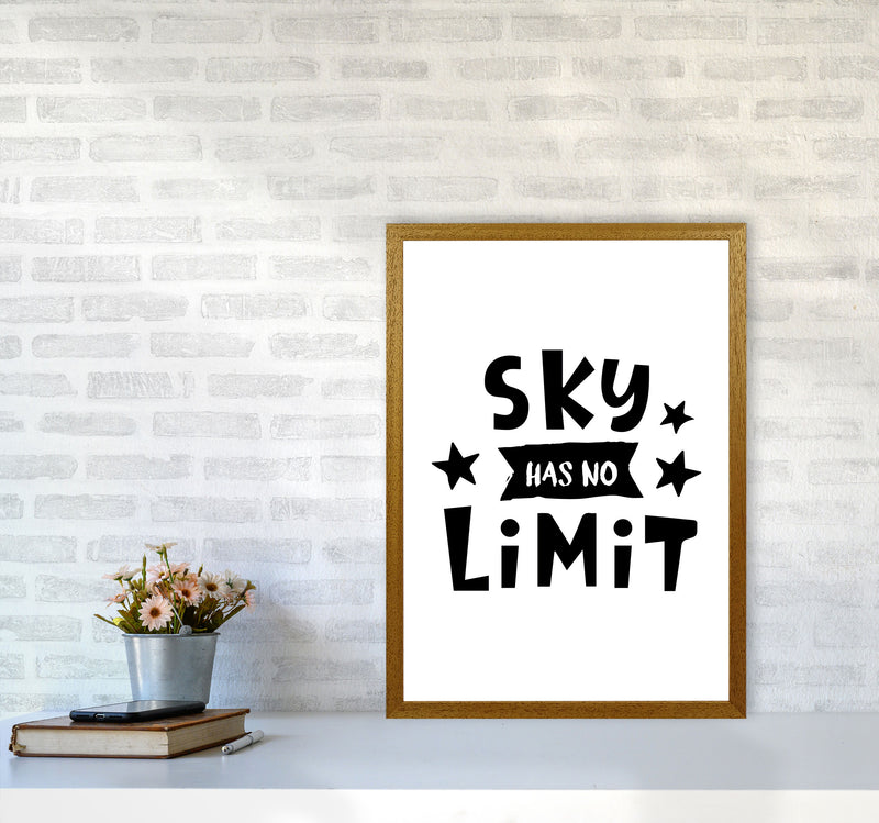 Sky Has No Limit Framed Nursey Wall Art Print A2 Print Only