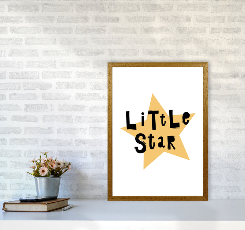 Little Star Scandi Framed Typography Wall Art Print A2 Print Only