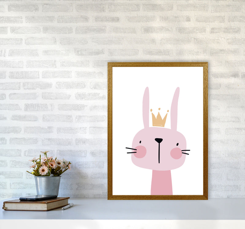 Pink Bunny Modern Print Animal Art Print A2 Print Only