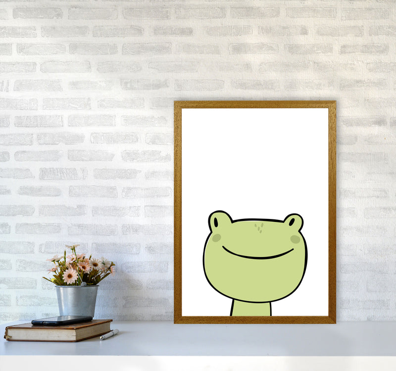 Scandi Frog Framed Nursey Wall Art Print A2 Print Only