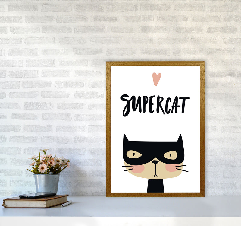 Supercat Framed Nursey Wall Art Print A2 Print Only