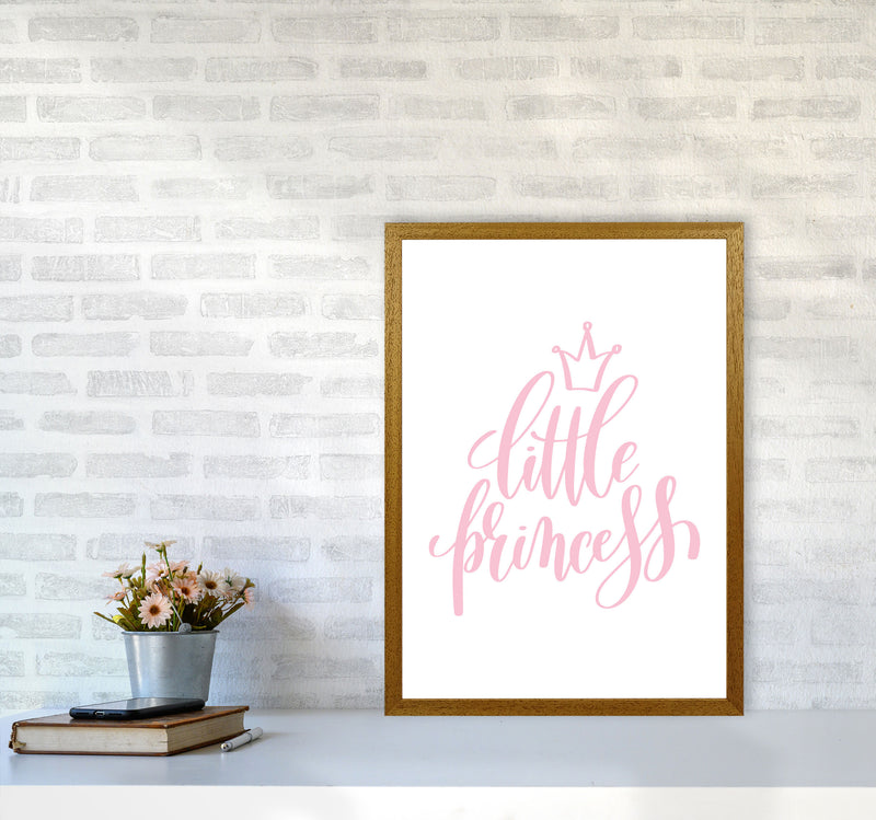 Little Princess Pink Framed Nursey Wall Art Print A2 Print Only