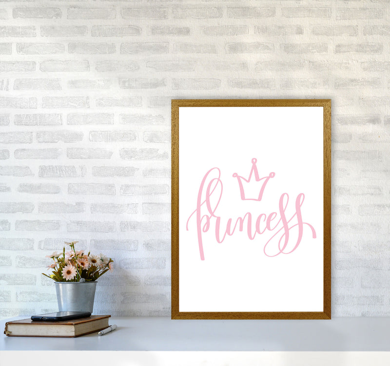Princess Pink Framed Nursey Wall Art Print A2 Print Only