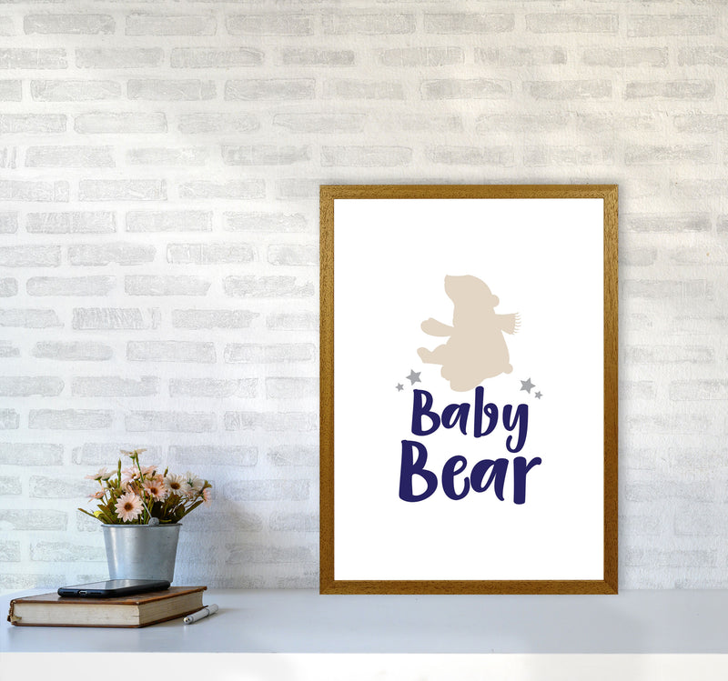 Baby Bear Framed Nursey Wall Art Print A2 Print Only