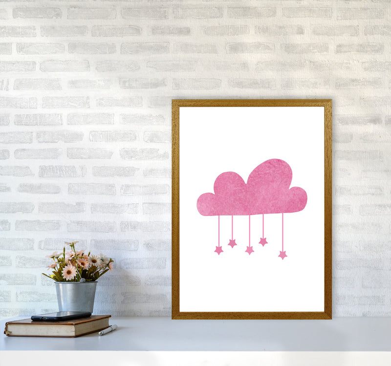 Pink Cloud Watercolour Modern Print A2 Print Only