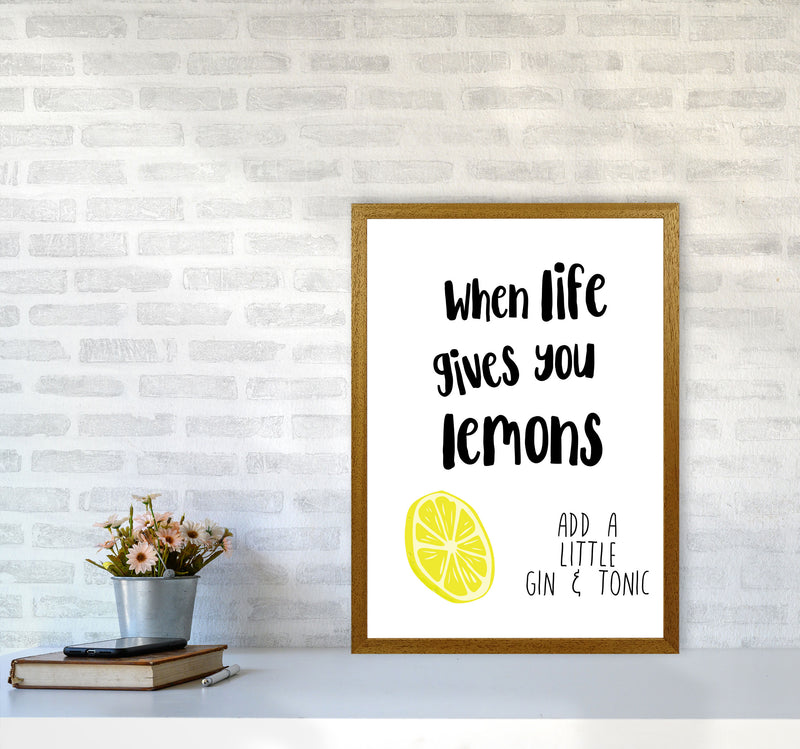 Humorous Gin Sayings Multi Set Kitchen Typography Wall Art A2 Print Only