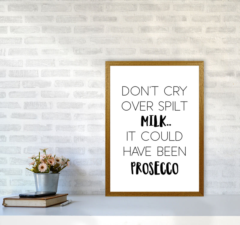 Spilt Milk Modern Print, Framed Kitchen Wall Art A2 Print Only