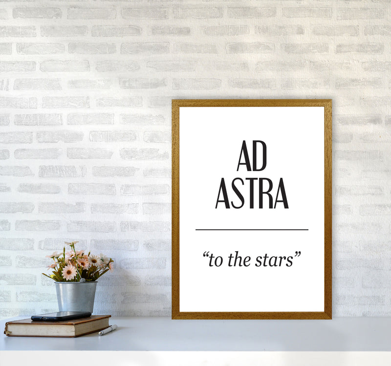 Ad Astra Framed Typography Wall Art Print A2 Print Only