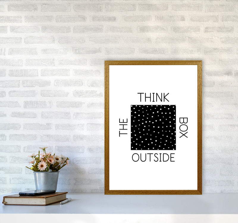 Think Outside The Box Modern Print A2 Print Only