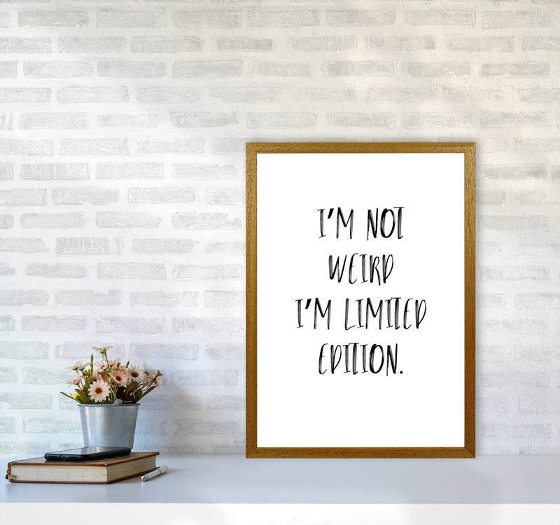 Limited Edition Framed Typography Wall Art Print A2 Print Only