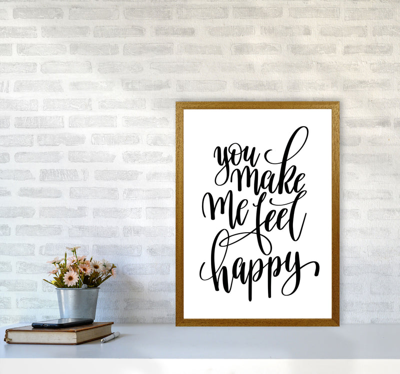 You Make Me Feel Happy Modern Print A2 Print Only
