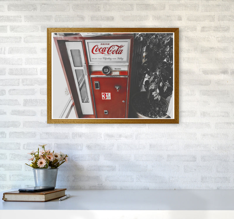 Coca Cola Vending Machine Modern Print A2 Print Only