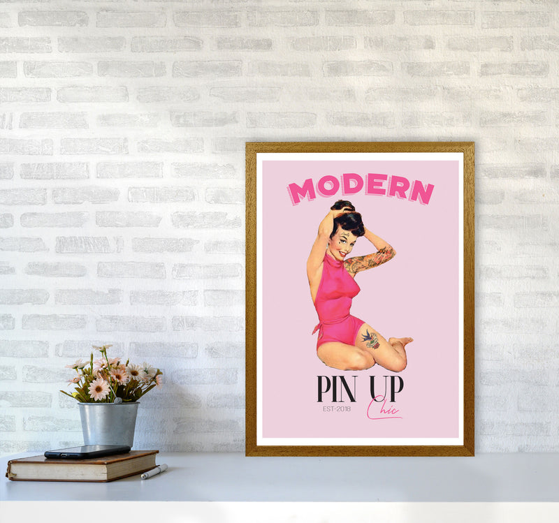 Modern Pin Up Girl Modern Print A2 Print Only